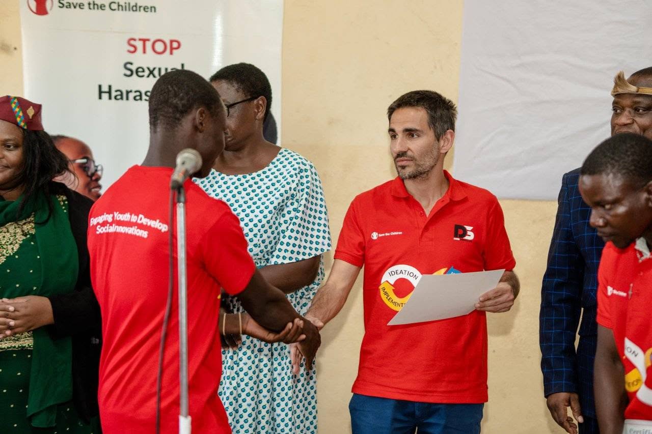 Participants at a youth innovation event